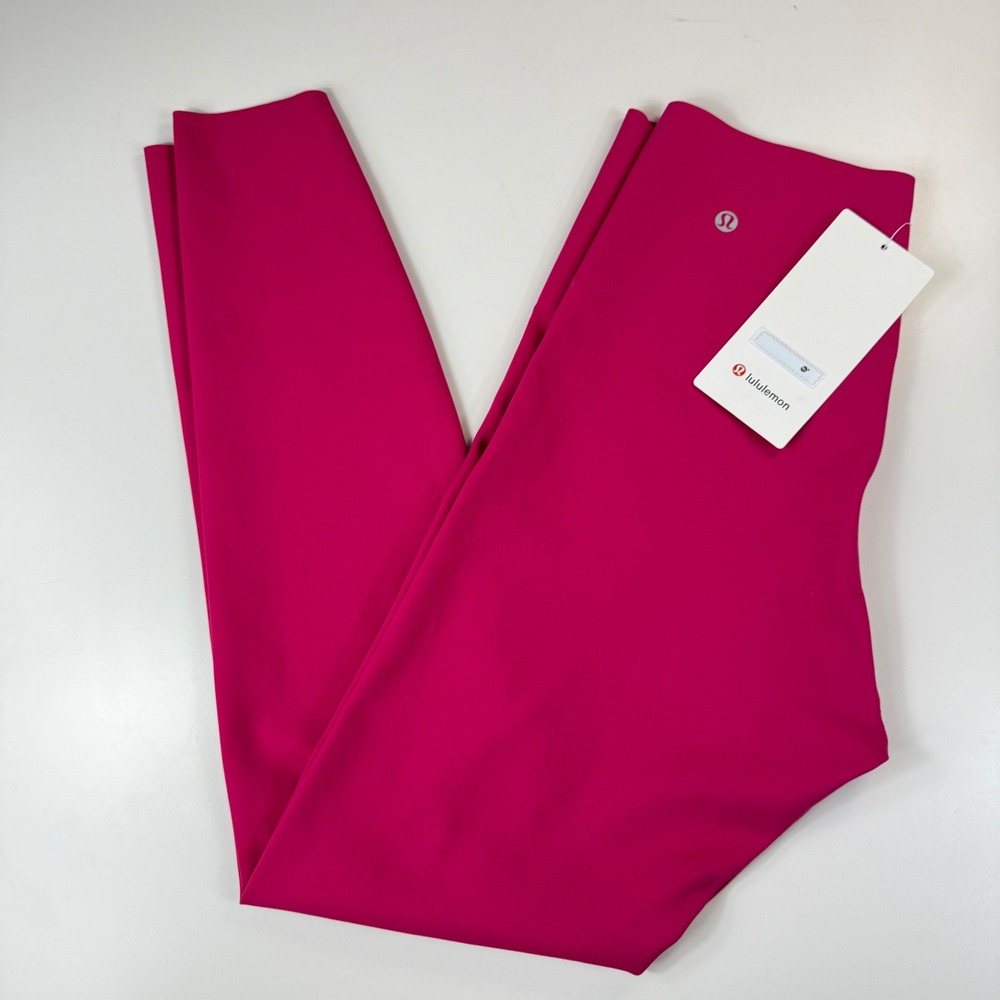 Lululemon Glow Up HR Tight Womens 10 Passionate Pink NWT High Rise Leggings 28"